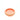 Assiette creuse arrondie cercles orange (Ø17cm)