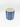 Cache-pot de fleurs grand à rayures bleues (Ø18cm, H19cm)