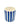 Grand cache-pot rayures bleues du duo