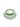 Cendrier grand cercles verts (Ø20cm, H11cm)